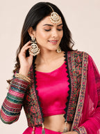 Hot Pink Designer Lehenga Choli Set