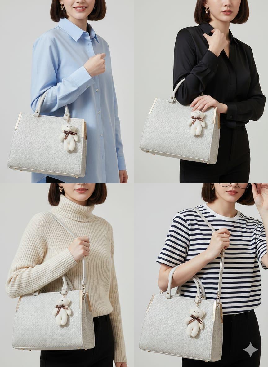 Blush Aura Slouchy Shoulder Bag