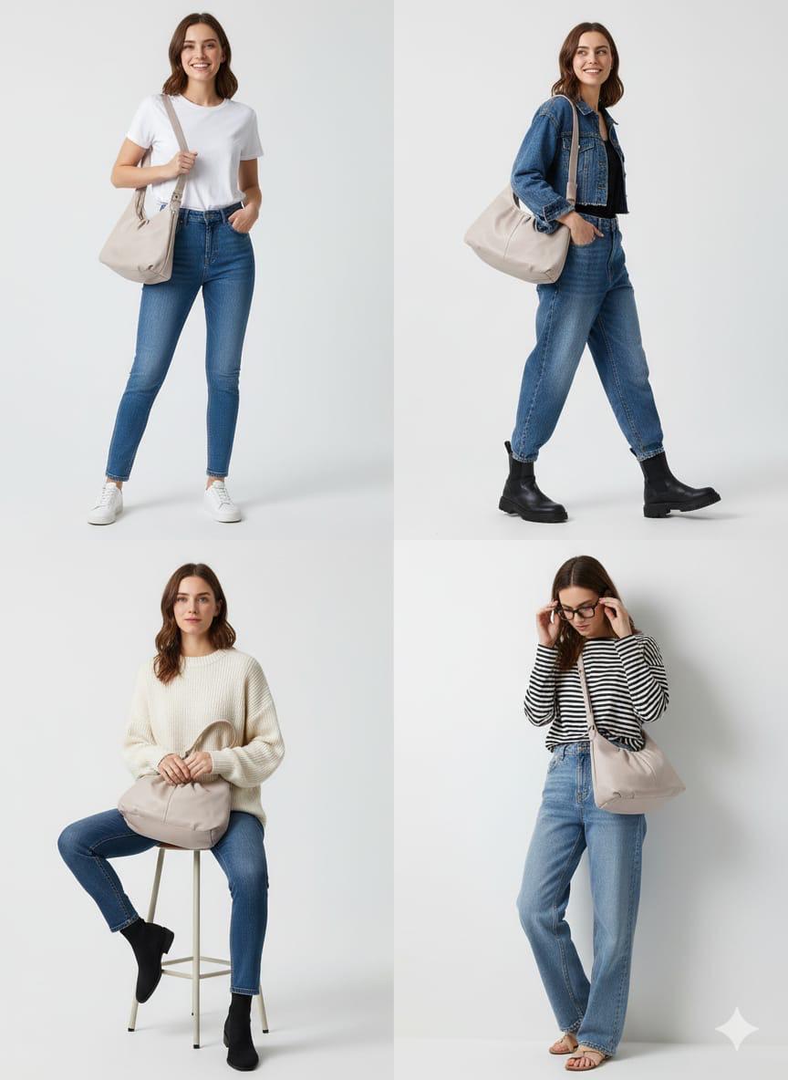 Lilac Charm Hobo Handbag